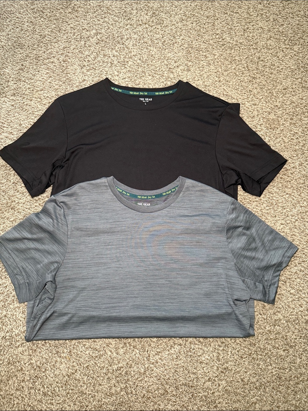 Men's Tek Gear Dry Tek Tee Short Sleeve Crewneck Bundle Size Large